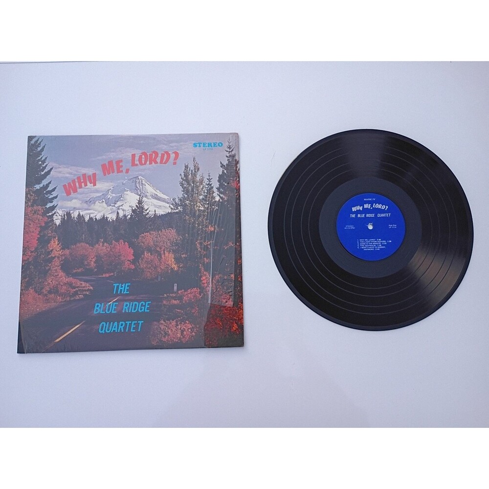 Blue Ridge Quartet – Why Me, Lord? LP Record 1970 Song Master Gospel 33 RPM